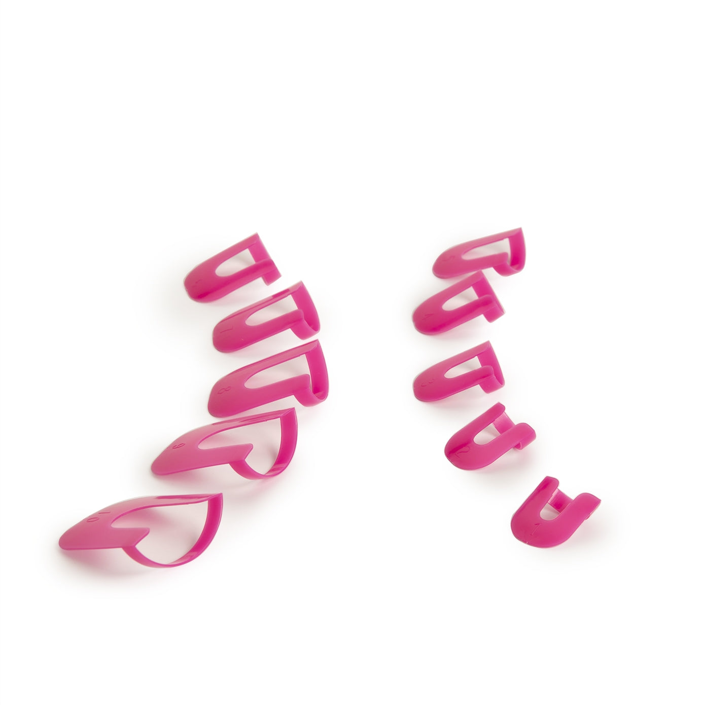 Plantilla para el pintado de uñas